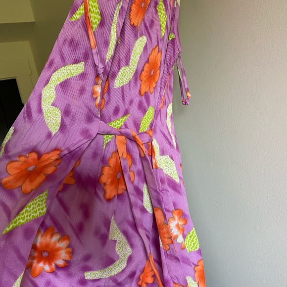 vintage patterned maxi dress - Picture 4 of 4